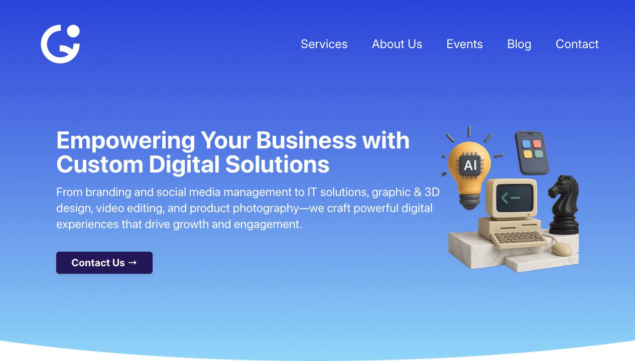 Goten Digital website preview